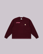 DG CARHARTT POCKET TEE - MAROON L