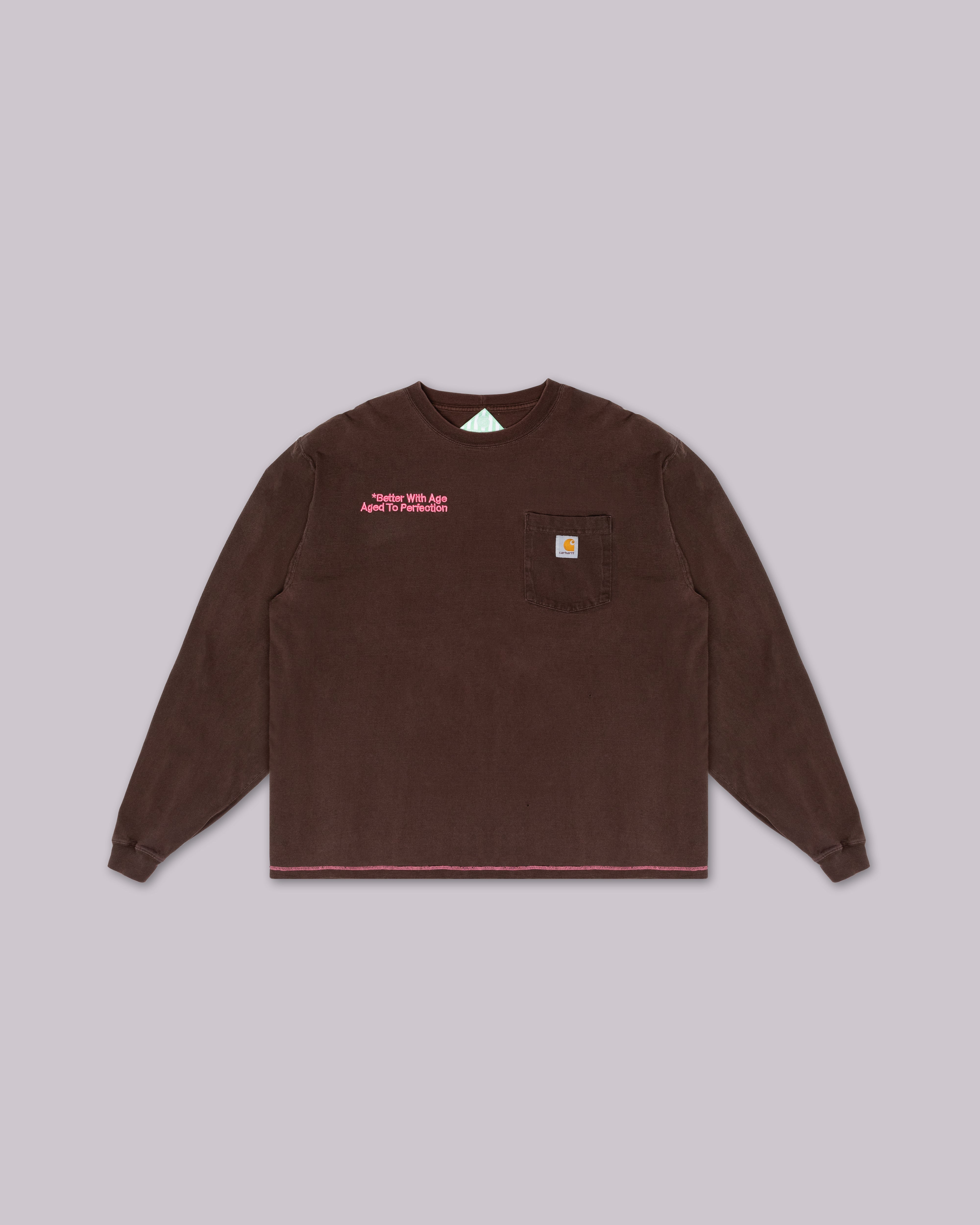 DG CARHARTT POCKET TEE - CHOCOLATE L