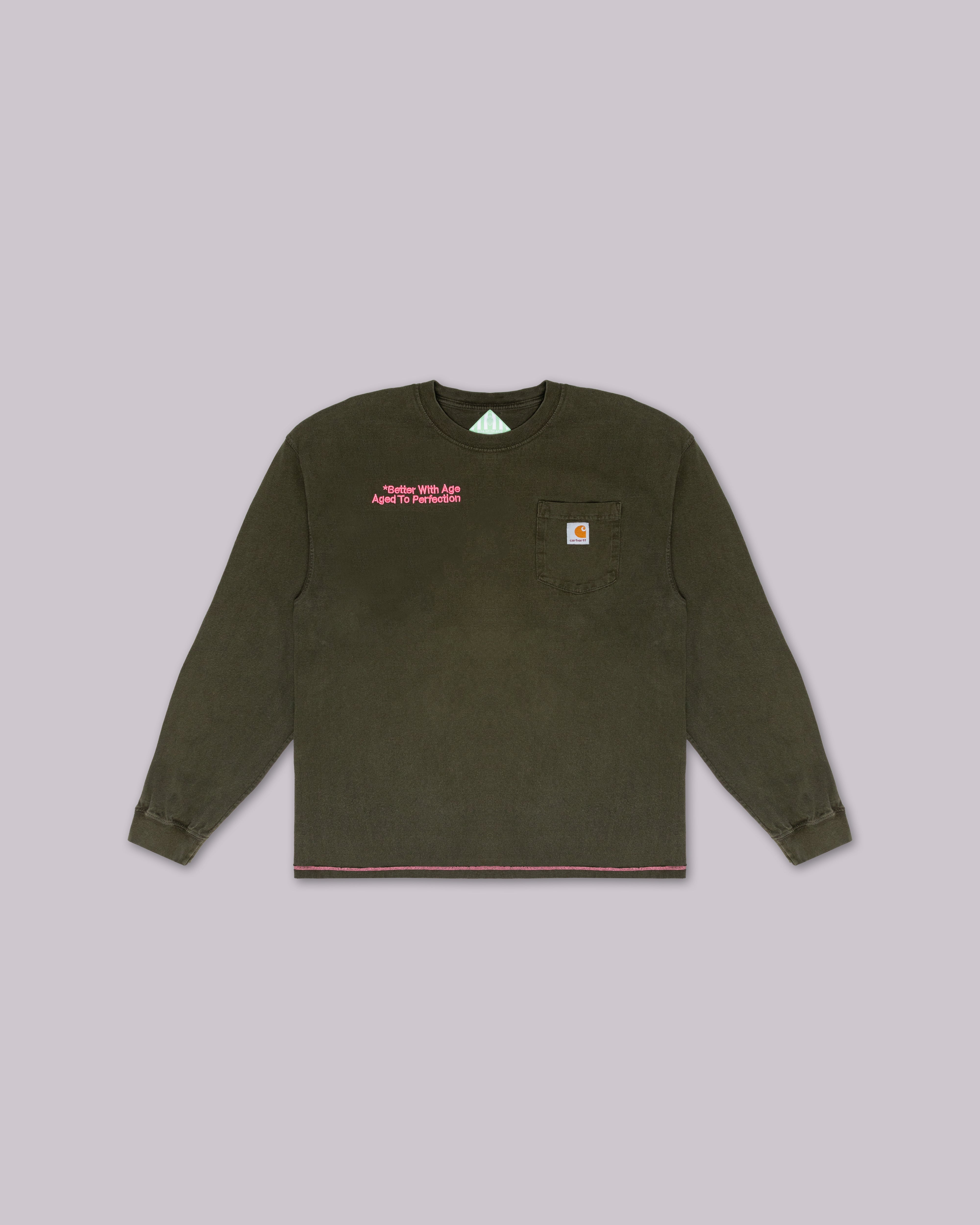 DG CARHARTT POCKET TEE - OLIVE XL