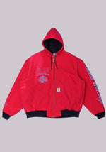 Crimson Carhartt Hooded Jacket